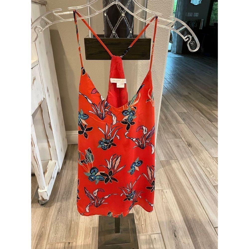 Copper & Ella Sleeveless Top with X-Shaped Back